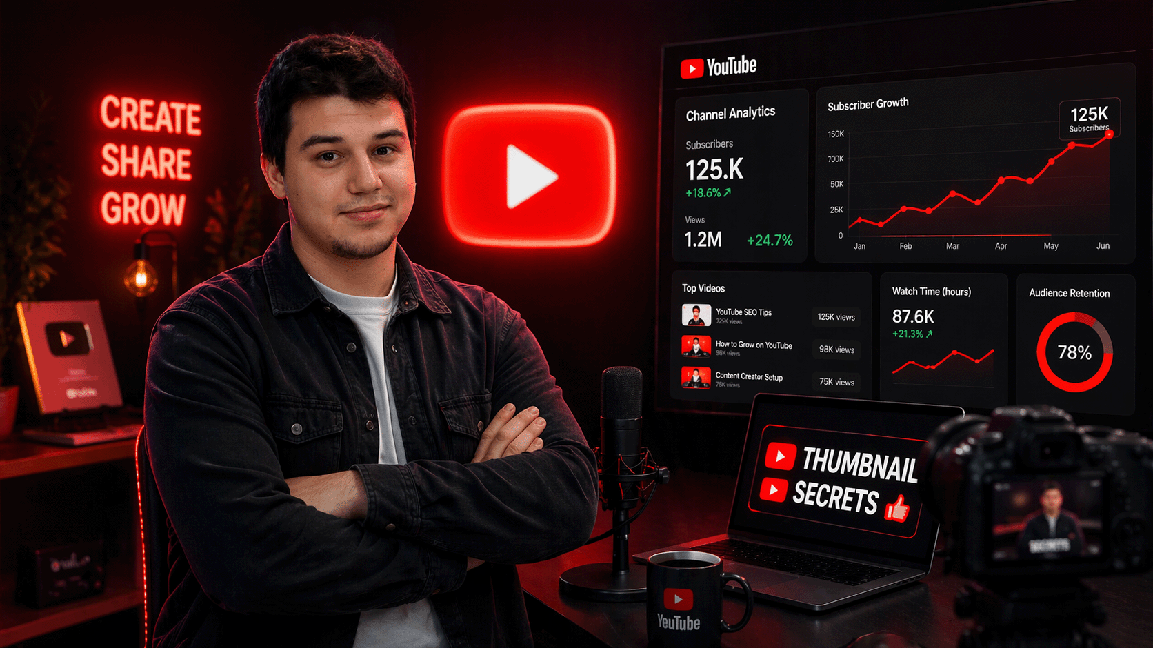 YouTube içerik üretimi eğitimi